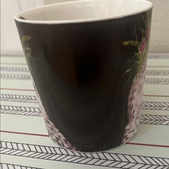 Vicki Sawyer Coffee or Tea Mug Rare "Snow Queen Owl Bone China PPD  13oz - Picture 2 of 6